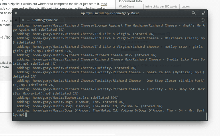 linux copy files to folder
